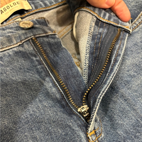 COPY - Agolde Women’s Sz 28 Jeans Mid Rise Straight Toni Cropped Ankle Pockets … - Picture 8 of 16